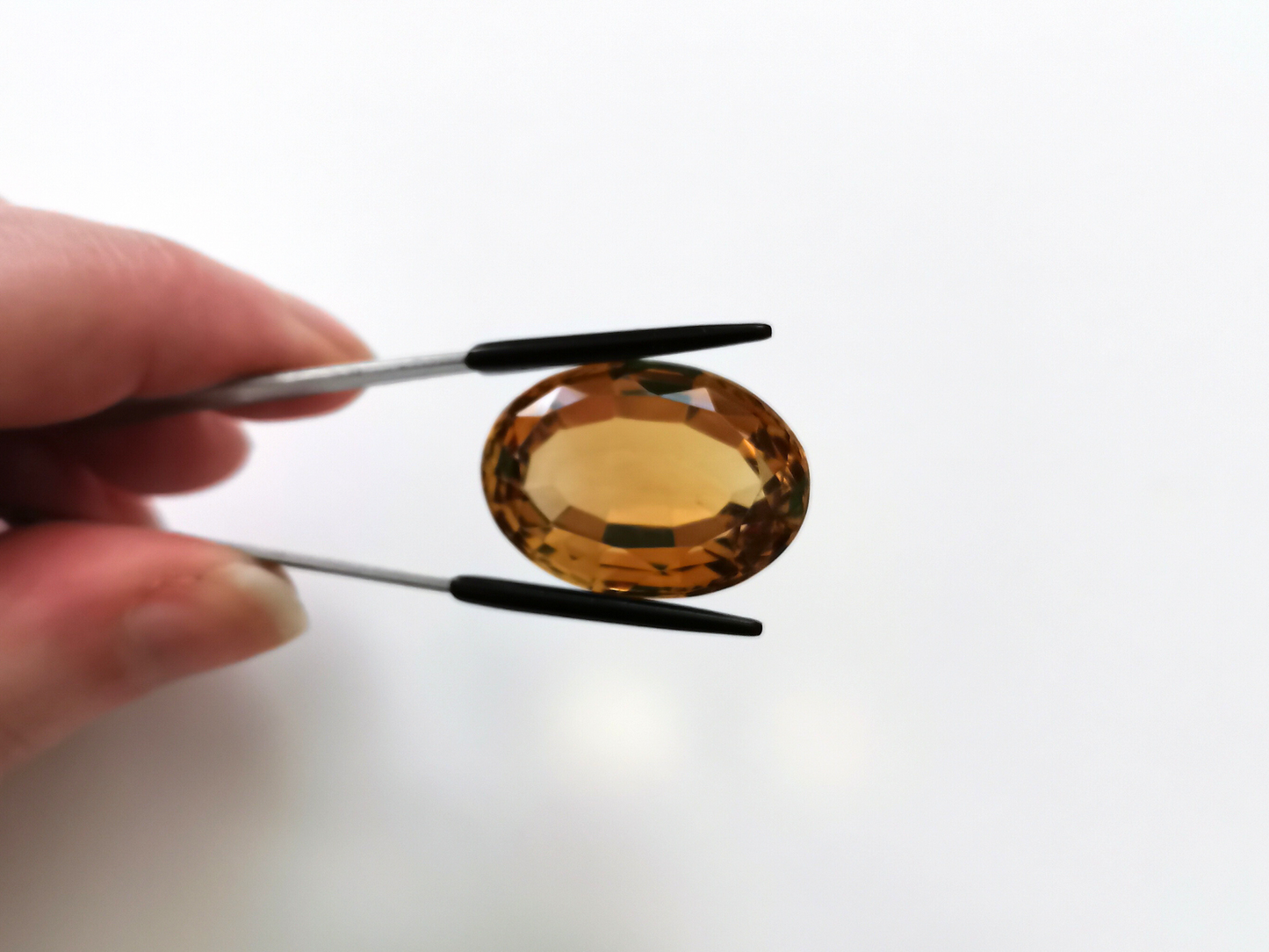 Orange Citrine Oval - 26mm by 19mm - 41.24 ct