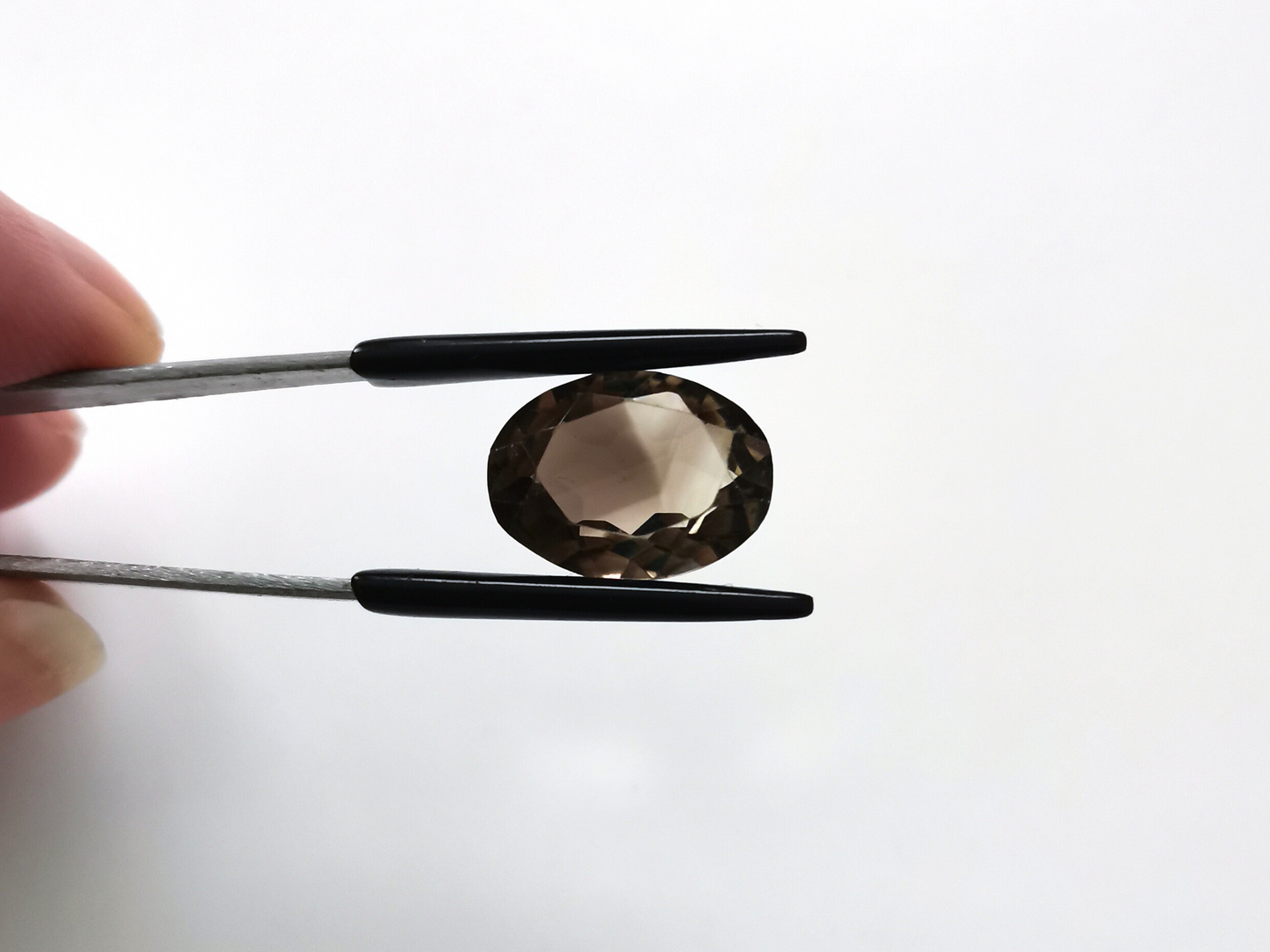 Smoky Quartz Oval - 15.8mm by 12mm - 7.59 ct