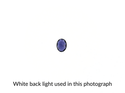 Violet Iolite Oval - 8mm by 6mm - 0.93 ct