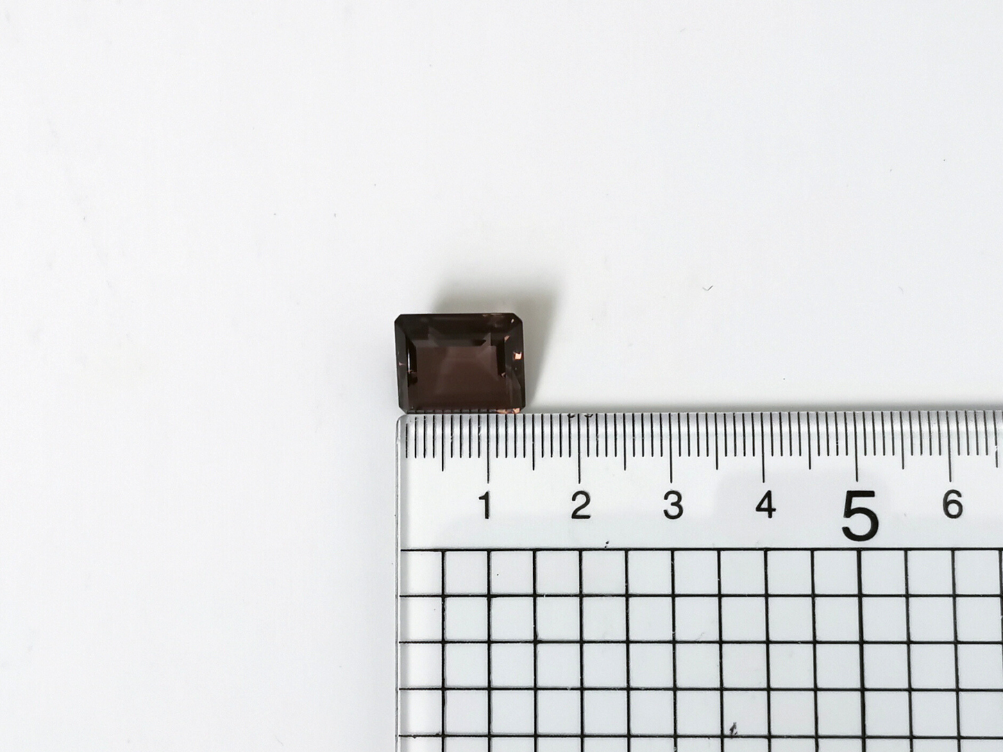 Smoky Quartz Rectangle - 14mm by 12mm - 9.34 ct