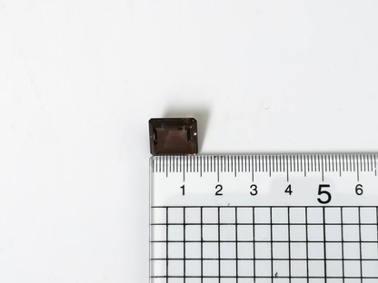 Smoky Quartz Rectangle - 14mm by 12mm - 9.34 ct