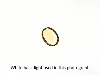 Yellow Citrine Oval - 16.1mm by 12.1mm - 8.58 ct