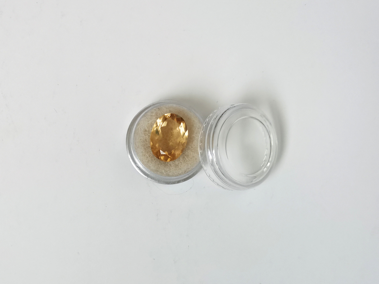 Yellow Citrine Oval - 16.1mm by 12.1mm - 8.58 ct