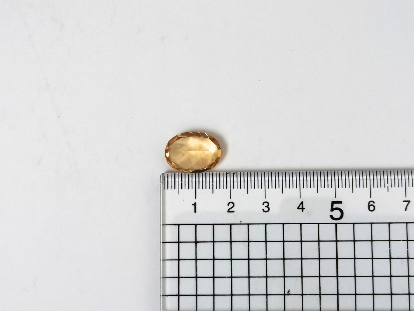 Yellow Citrine Oval - 16.1mm by 12.1mm - 8.58 ct