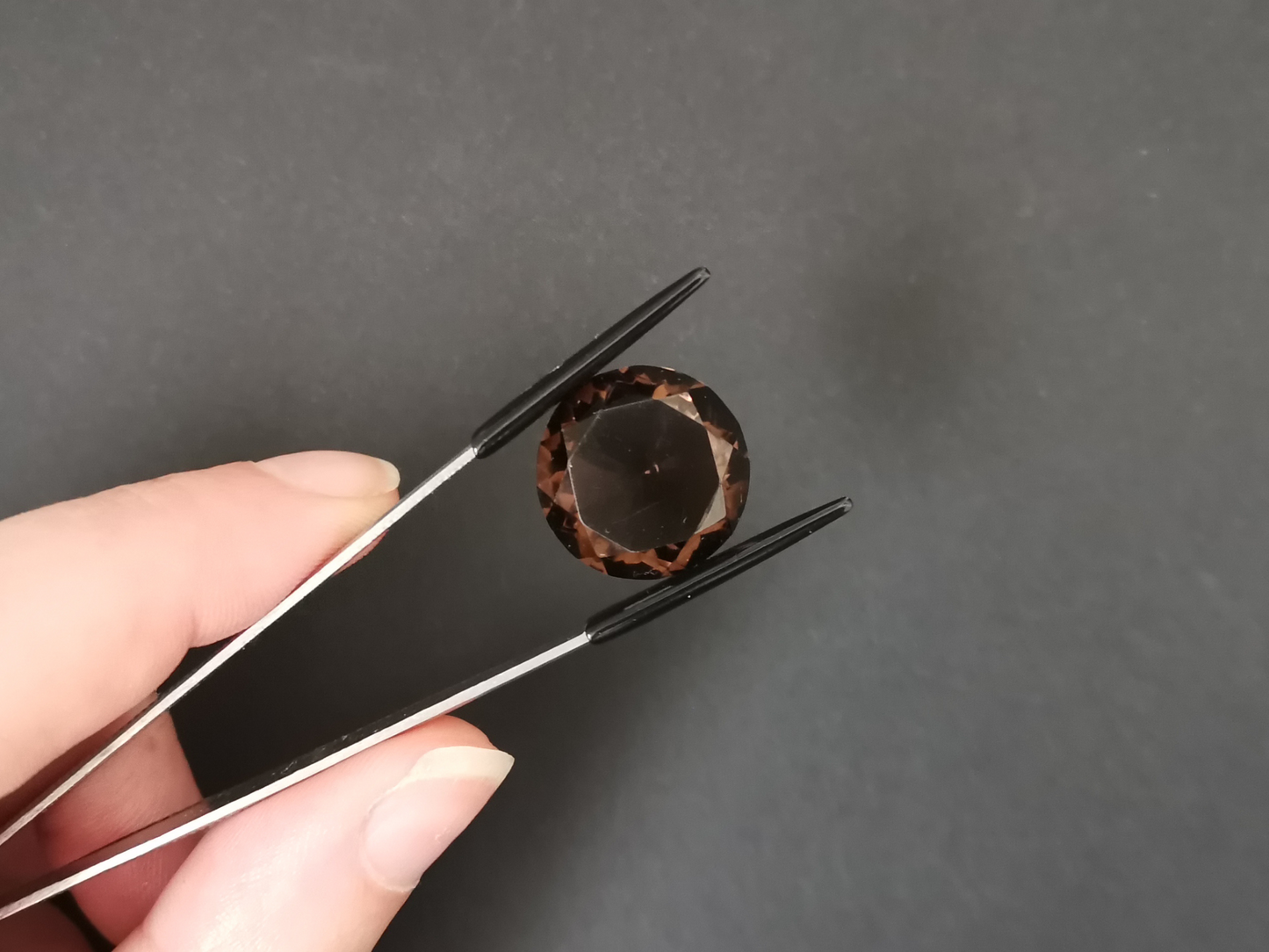 Smoky Quartz Round - 18.1mm - 20.79 ct