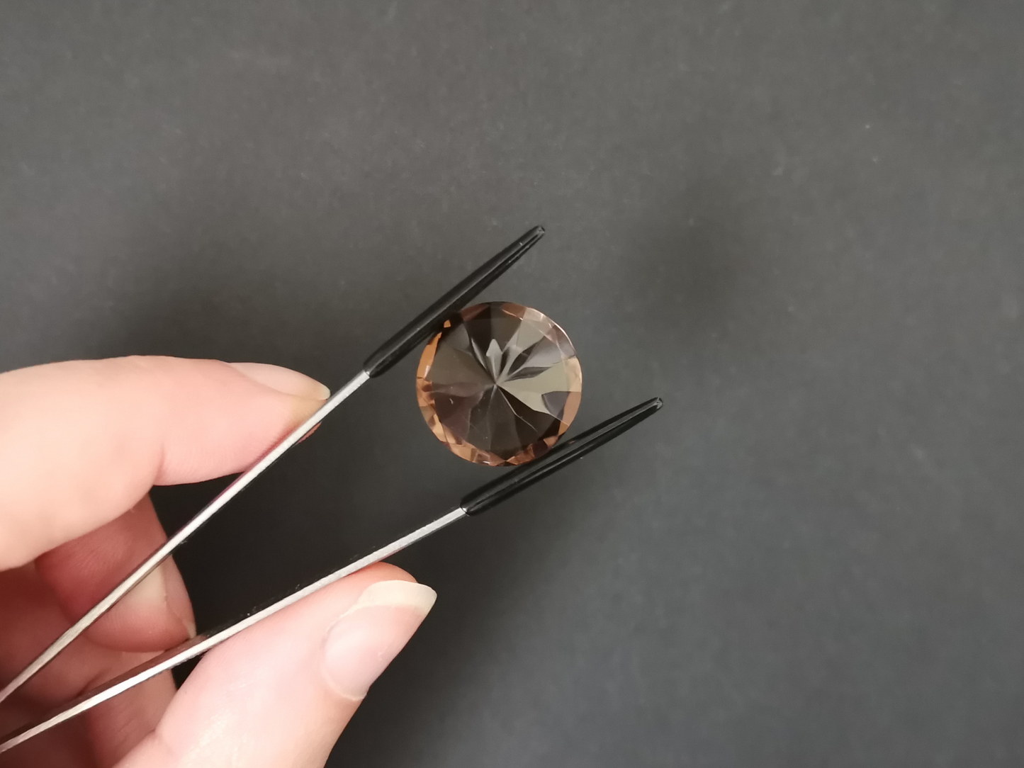 Smoky Quartz Round - 18.1mm - 20.79 ct