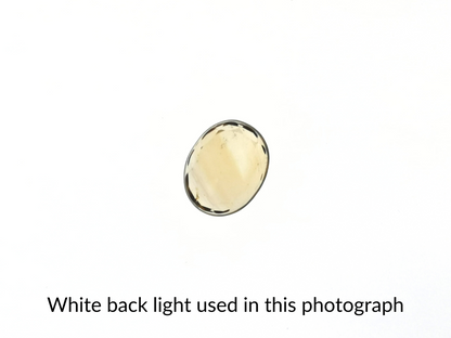 Yellow Citrine Oval - 19.4mm by 15.5mm - 20.98 ct