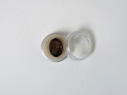 Smoky Quartz Oval - 17.6mm by 12.9mm - 11.10 ct