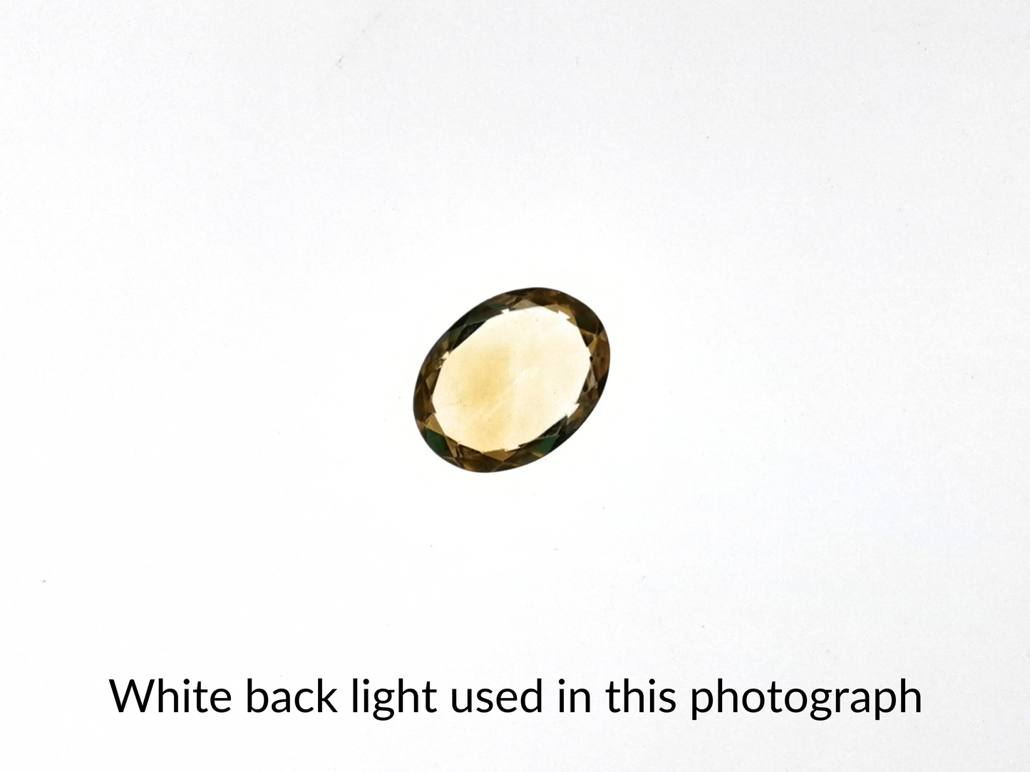 Yellow Citrine Oval - 16mm by 12mm - 8.45 ct