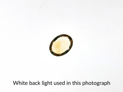 Yellow Citrine Oval - 16mm by 12mm - 8.45 ct