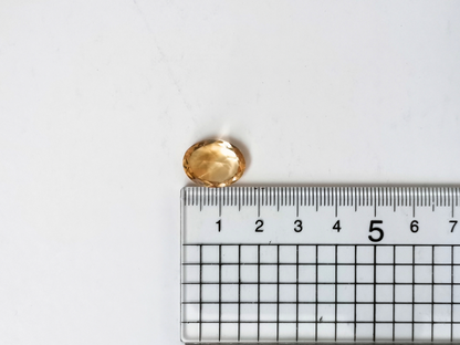 Yellow Citrine Oval - 16mm by 12mm - 8.45 ct
