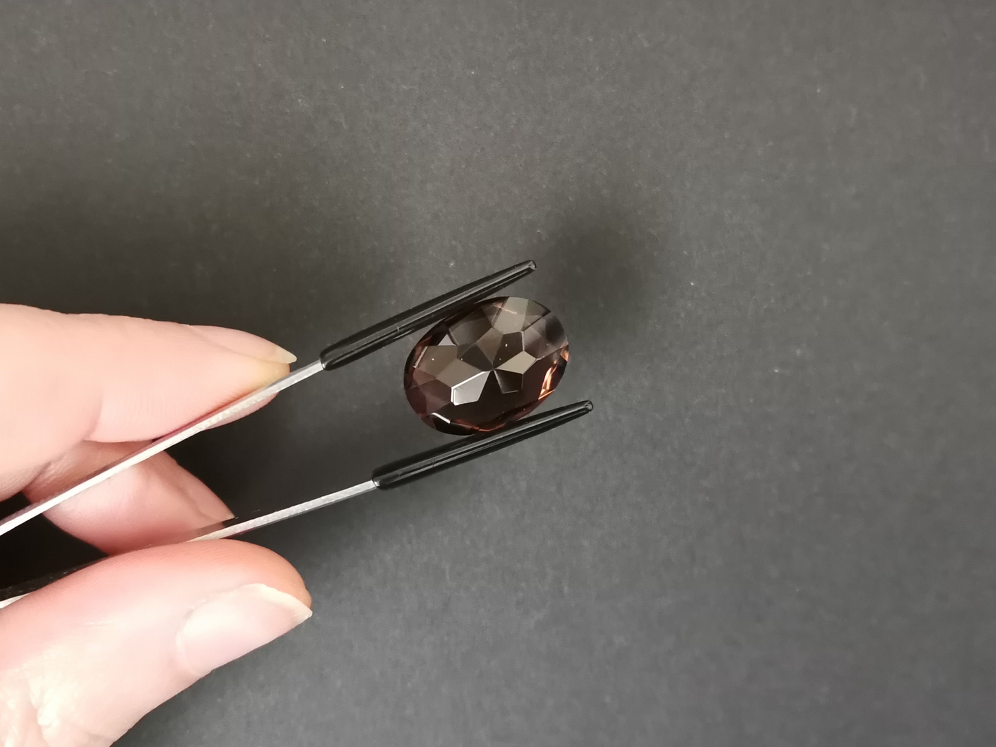 Smoky Quartz Oval - 18.3mm by 13.3mm - 11.65 ct