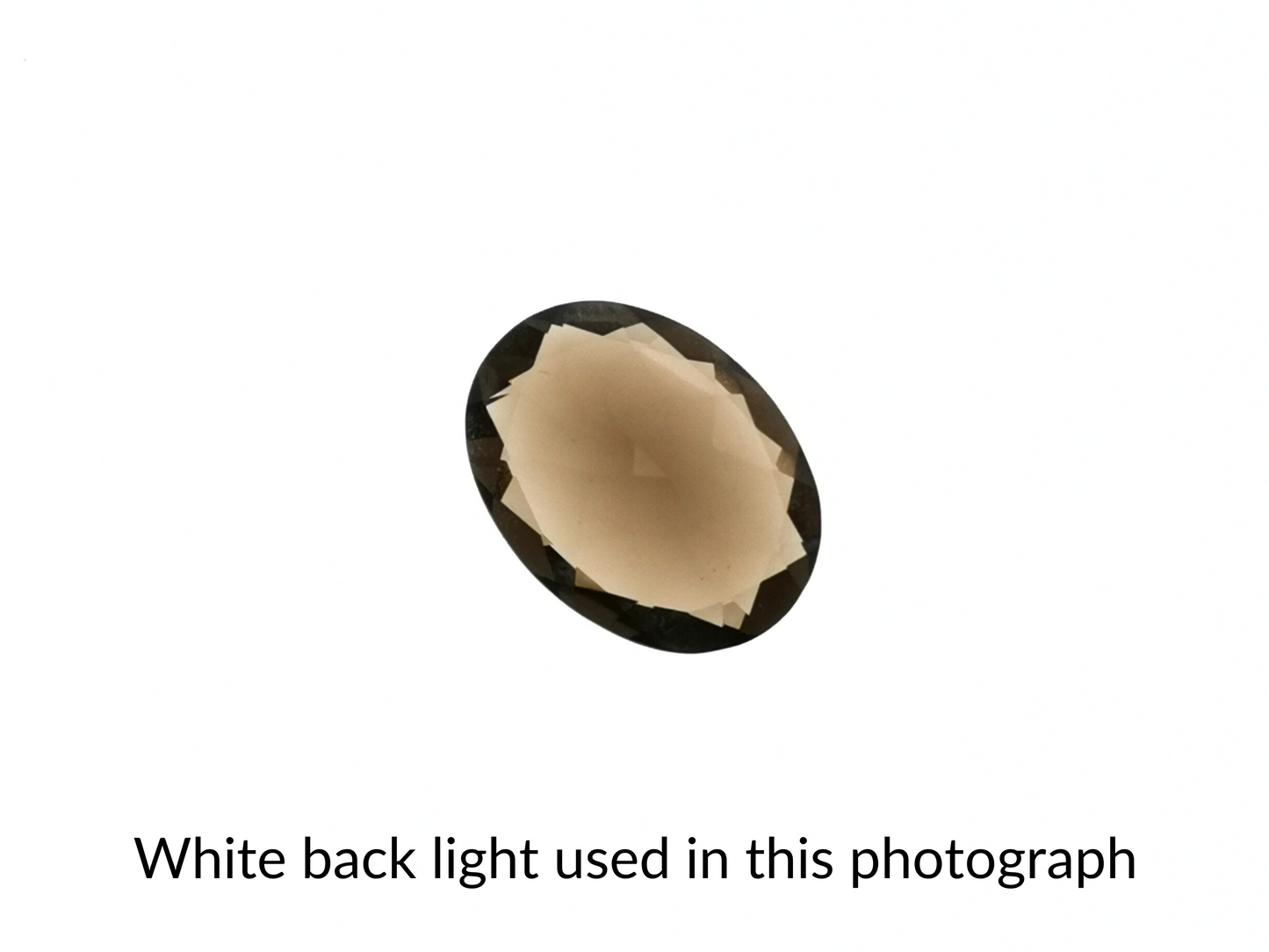 Smoky Quartz Oval - 20mm by 15mm - 14.52 ct