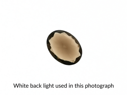 Smoky Quartz Oval - 20mm by 15mm - 14.52 ct