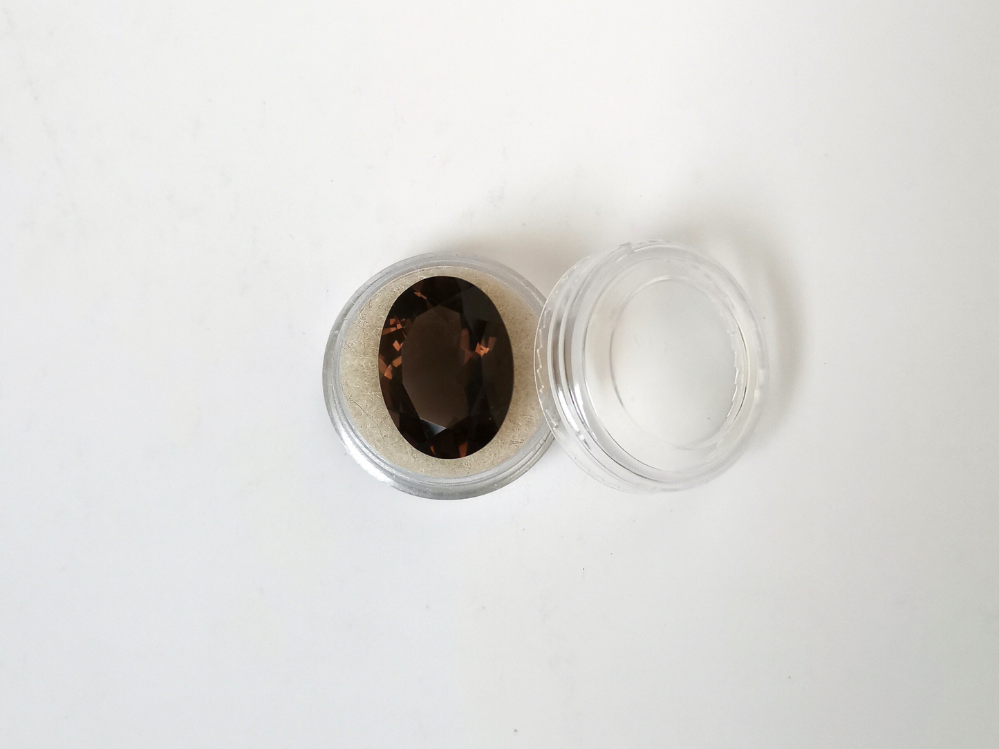 Smoky Quartz Oval - 20mm by 15mm - 14.52 ct