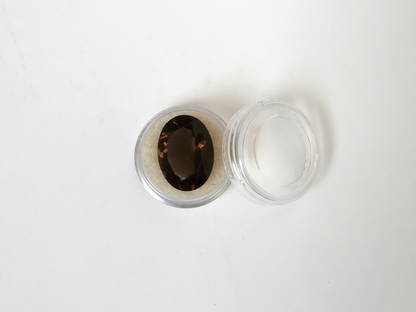 Smoky Quartz Oval - 20mm by 15mm - 14.52 ct