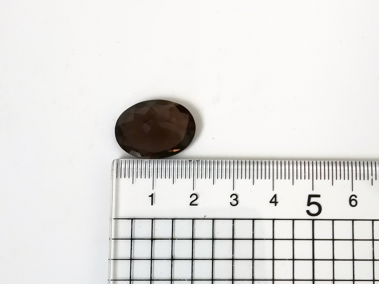 Smoky Quartz Oval - 20mm by 15mm - 14.52 ct