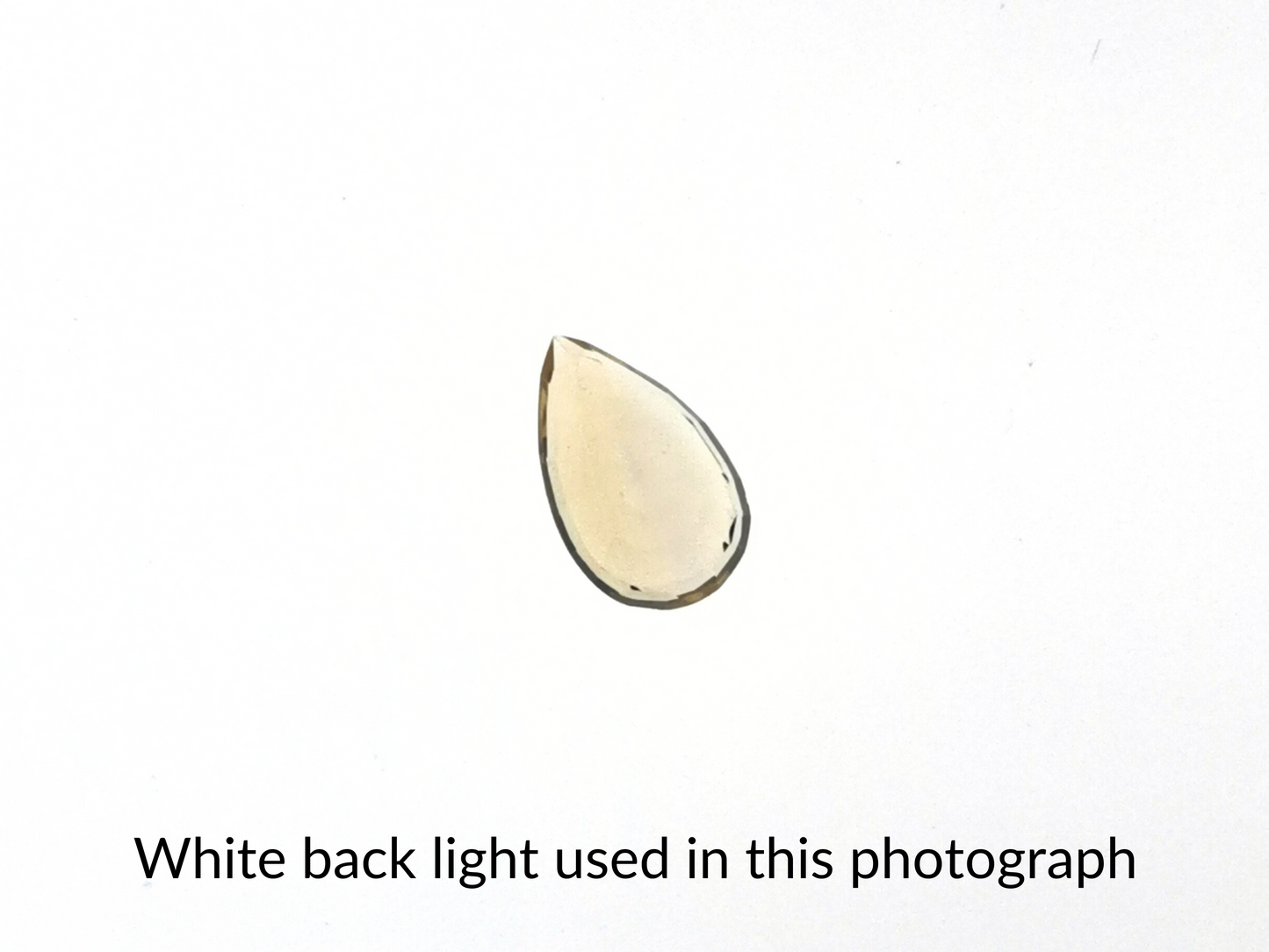 Yellow Citrine Teardrop - 15.5mm by 9.5mm - 5.97 ct