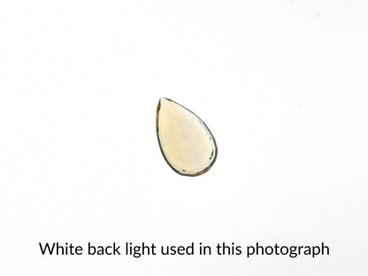 Yellow Citrine Teardrop - 15.5mm by 9.5mm - 5.97 ct