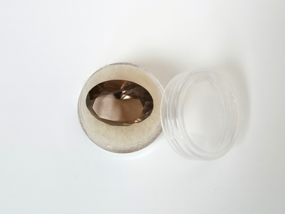 Smoky Quartz Oval - 25.7mm by 18.8mm - 31.66 ct