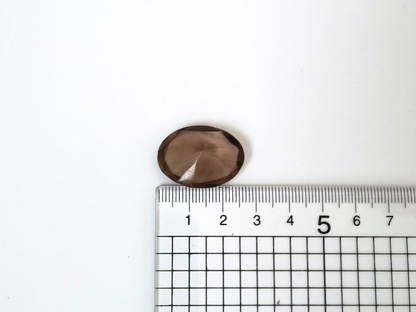 Smoky Quartz Oval - 25.7mm by 18.8mm - 31.66 ct