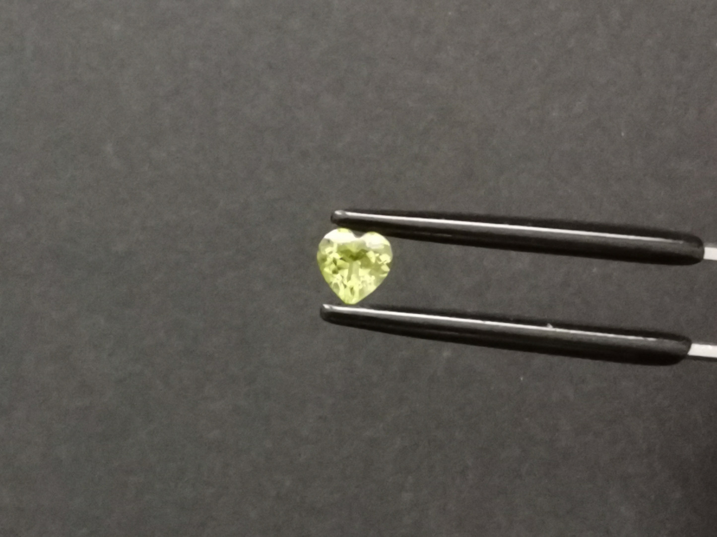 Peridot Heart - 4.9mm by 4.9mm - 0.50 ct