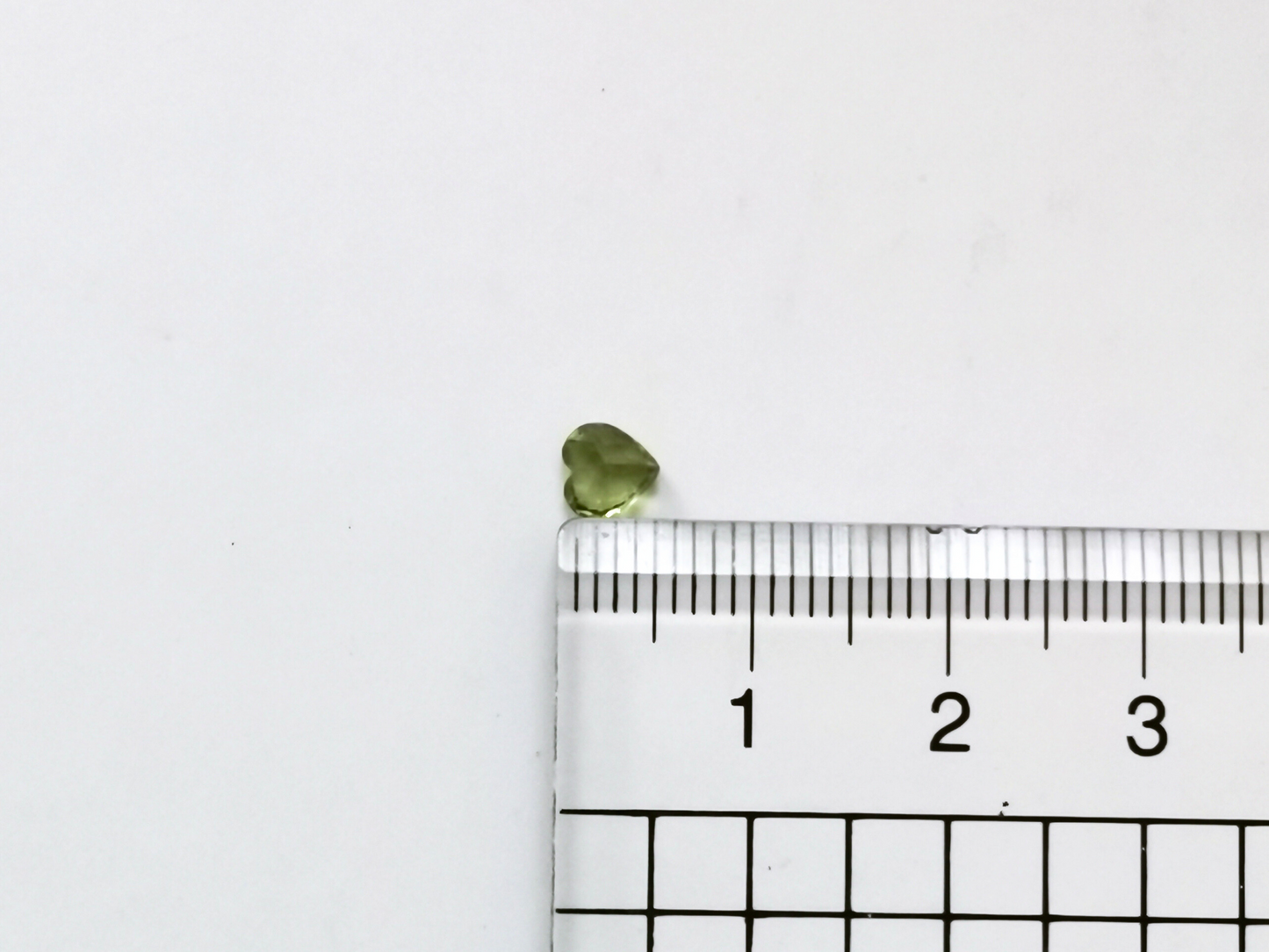 Peridot Heart - 4.9mm by 4.9mm - 0.50 ct