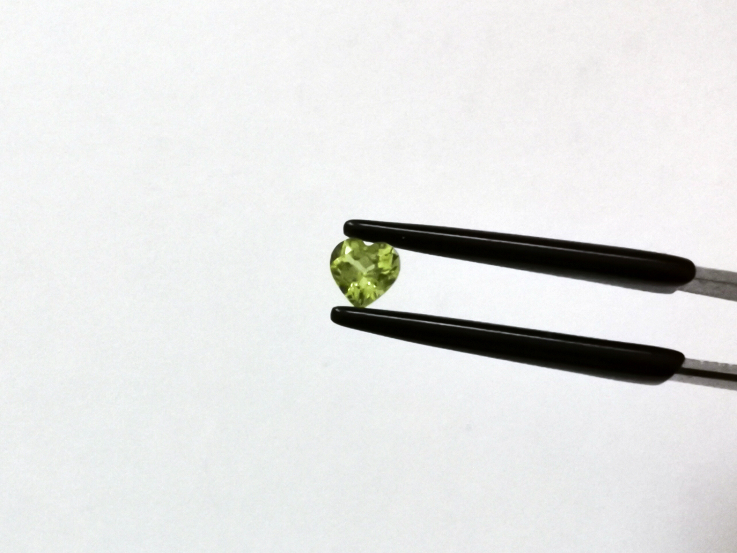 Peridot Heart - 4.9mm by 4.9mm - 0.50 ct