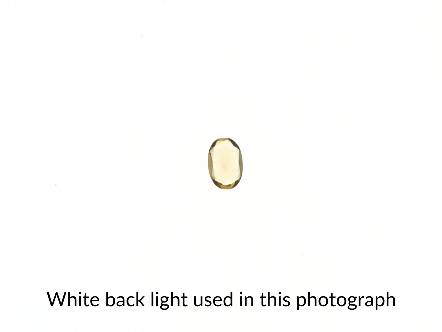 Yellow Heliodor Oval - 6mm by 4mm - 0.42 ct