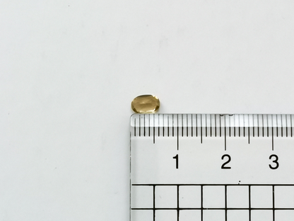 Yellow Heliodor Oval - 6mm by 4mm - 0.42 ct