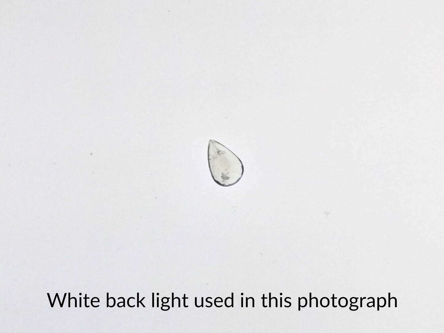 Moonstone teardrop - 6.2mm by 4mm - 0.45 ct