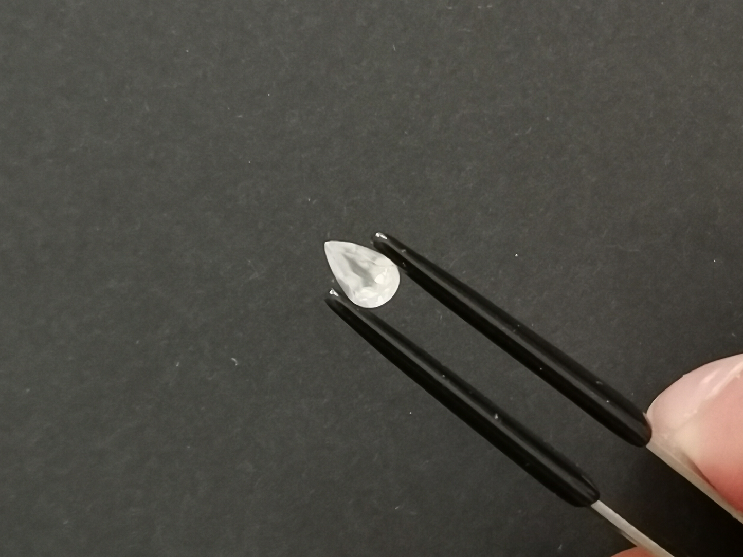 Moonstone teardrop - 6.2mm by 4mm - 0.45 ct