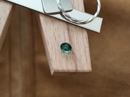 Green Tourmaline Round - 4.7mm - 0.51 ct