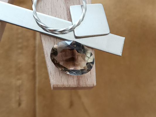 Smoky Quartz Oval - 15.8mm by 12mm - 7.59 ct