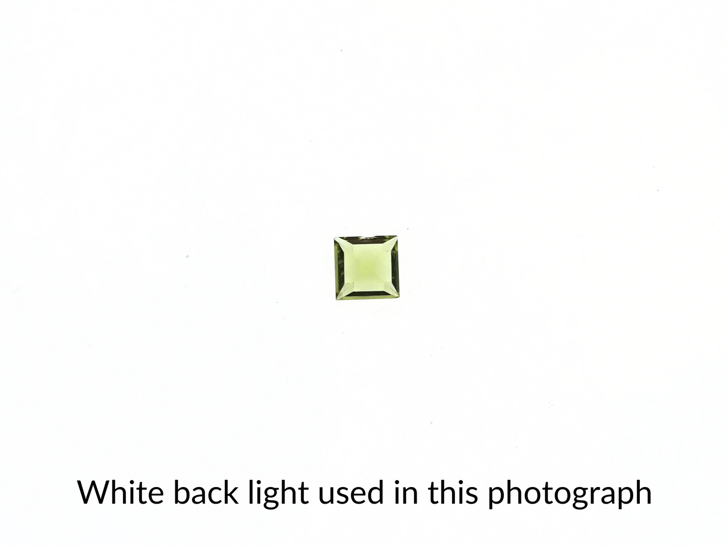 Peridot Square - 4.8mm - 0.53 ct