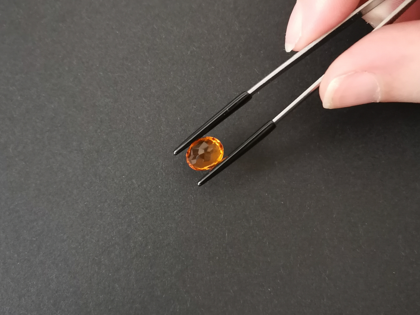 Orange Citrine Oval - 10mm by 8mm - 2.78 ct