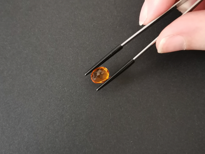 Orange Citrine Oval - 10mm by 8mm - 2.78 ct