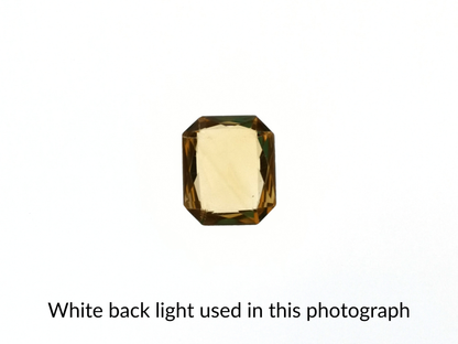 Yellow Citrine Rectangle - 12mm by 10mm - 4.58 ct