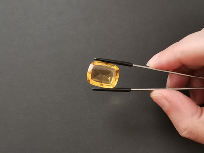 Orange Ctirine Cushion - 20.1mm by 16mm - 17.85 ct