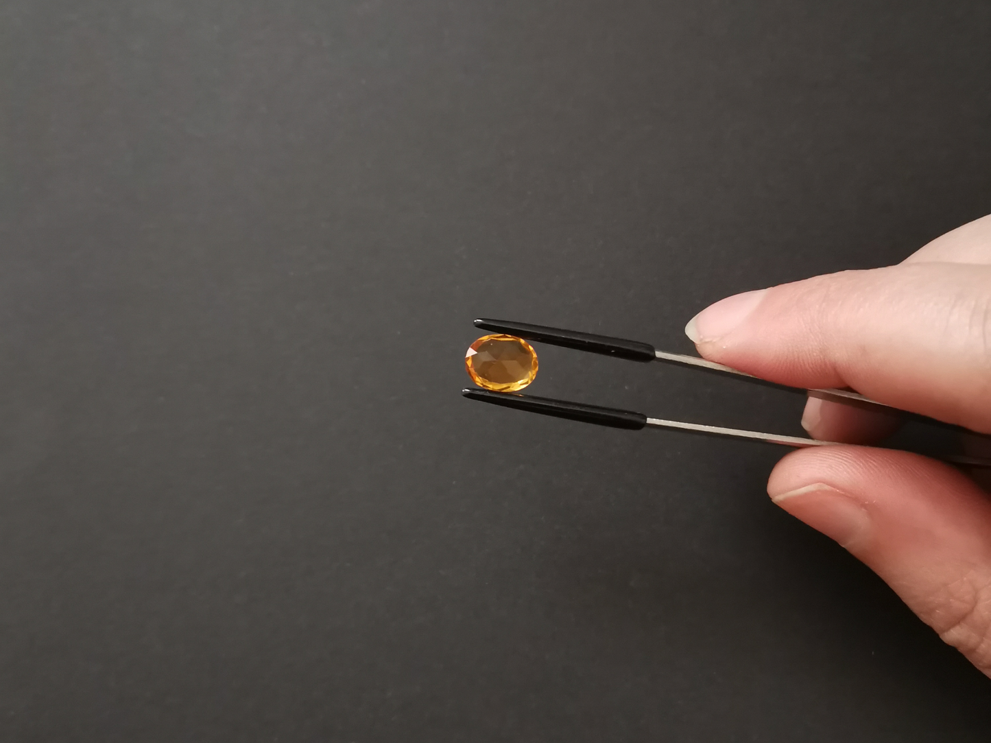 Orange Citrine Oval - 10mm by 7.8mm - 2.28 ct