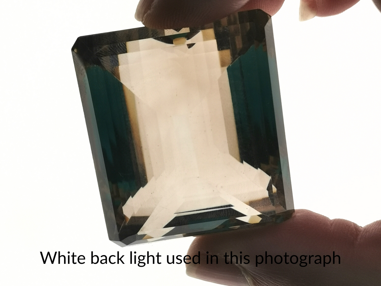 Smoky Quarts Rectangle - 34mm by 28.7mm - 279 ct