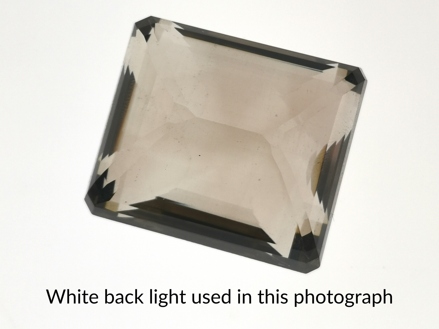 Smoky Quarts Rectangle - 34mm by 28.7mm - 279 ct