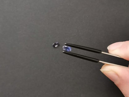 2 x Iolite Ovals - Pair - 6mm by 4mm