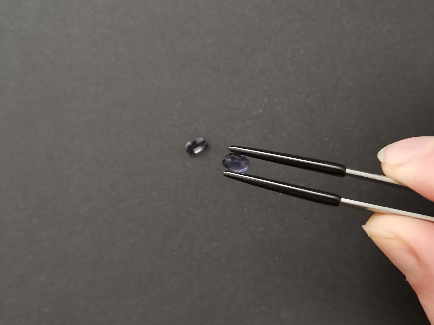2 x Iolite Ovals - Pair - 6mm by 4mm