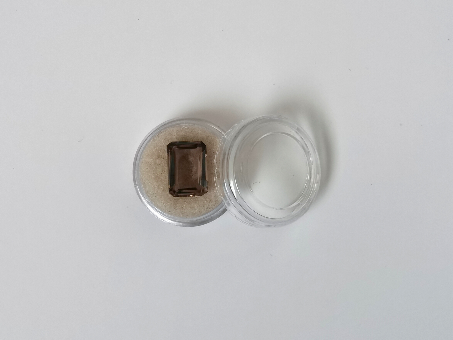 Smoky Quartz Rectangle - 14mm by 10mm - 6.83 ct