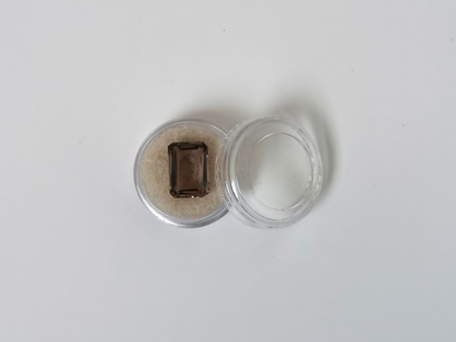 Smoky Quartz Rectangle - 14mm by 10mm - 6.83 ct