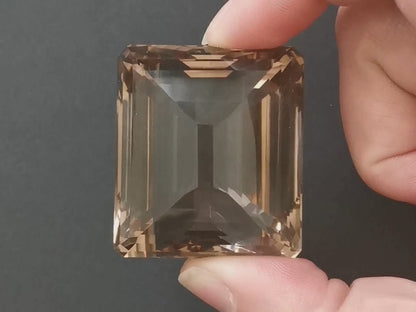 Smoky Quarts Rectangle - 34mm by 28.7mm - 279 ct
