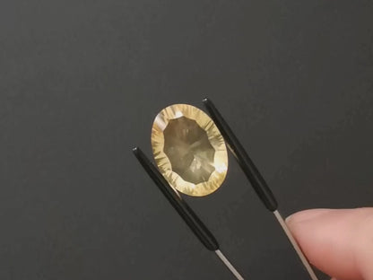 Yellow Citrine Oval - 18.3mm by 13.5mm - 11.14 ct