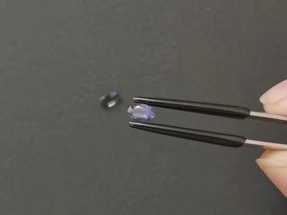 2 x Iolite Ovals - Pair - 6mm by 4mm
