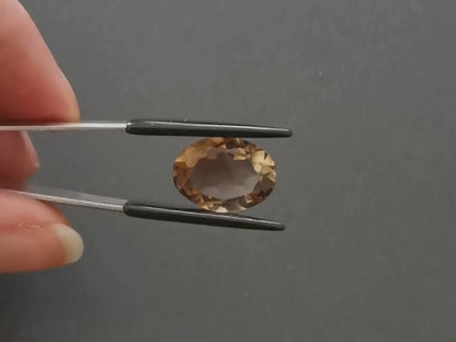 Smoky Quartz Oval - 15.8mm by 12mm - 7.59 ct